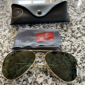 Ray Ban Ray-Ban Aviator Large Metal Polarized RB3025 001/58